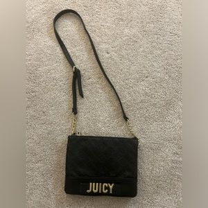 Black juicy couture bag.